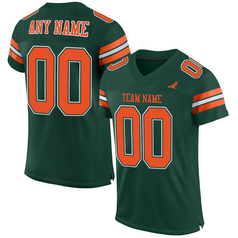 Custom Craft Black White-Silver Football Jersey