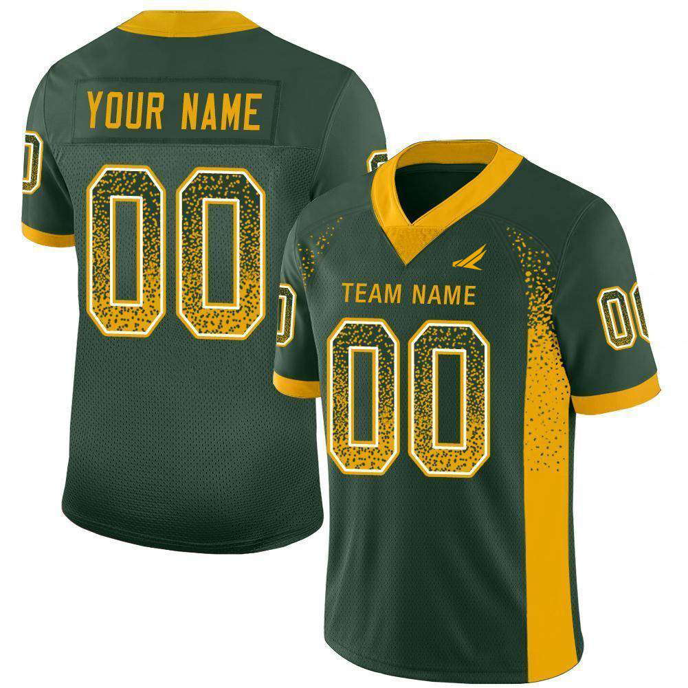 Custom Flash Black Red Football Jersey