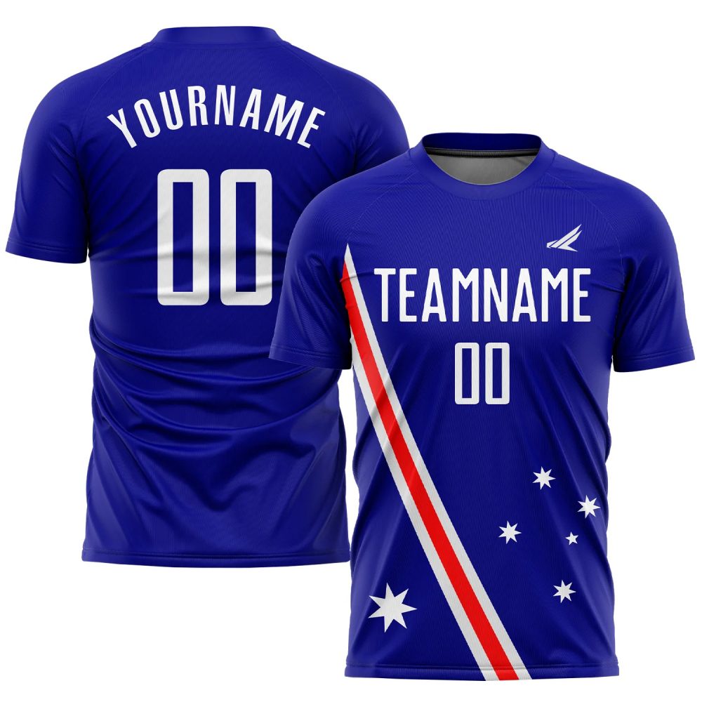 Custom Sublimation American Flag Soccer Jersey